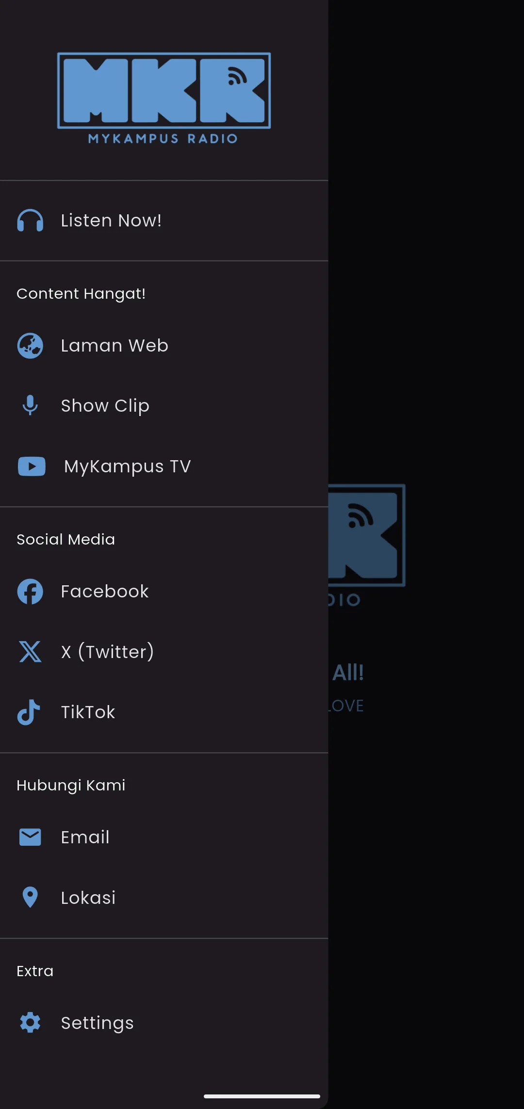Mobile Side Navigation